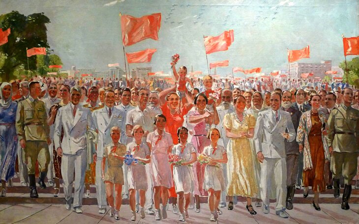 Александр Дейнека. Стахановцы. 1938