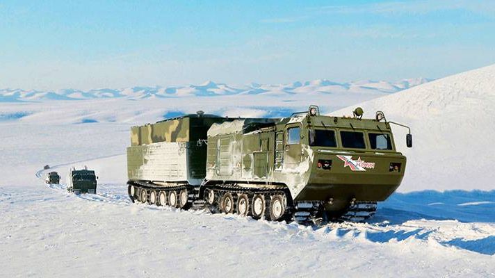 Снегоболотоход ДТ-30П, разработанный под руководством Владимира Савельева