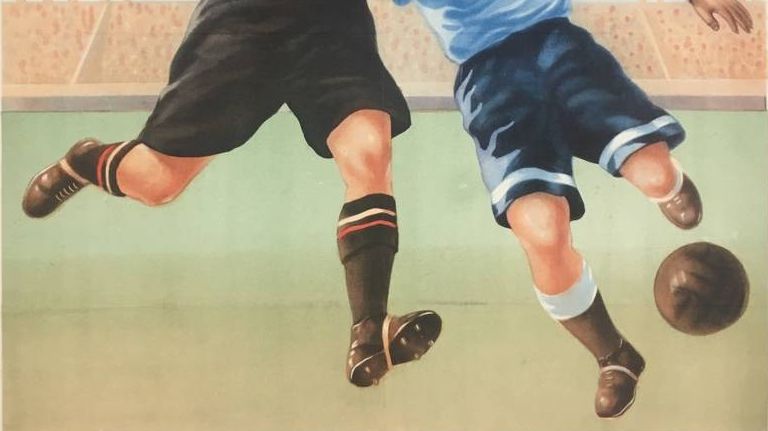Михаил Савицкий. Футбол в СССР - любимая народная игра. 1949