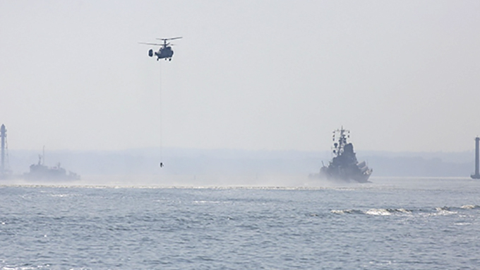В Балтийске завершилась очередная репетиция воздушной части военно-морского парада ко Дню ВМФ