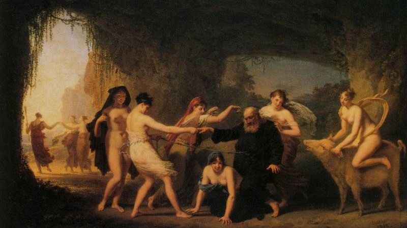 Жак-Антуан Валлен. Искушение святого Антония. 1826
