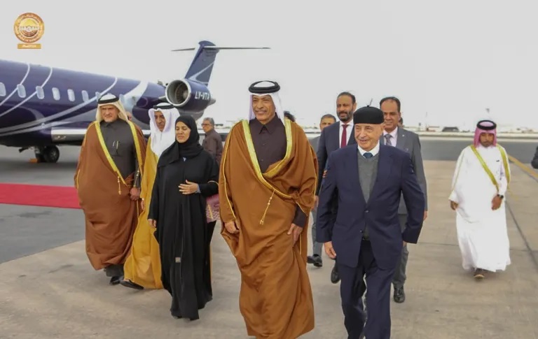 Визит спикера Палаты представителей Ливии Агилы Салеха в Катар