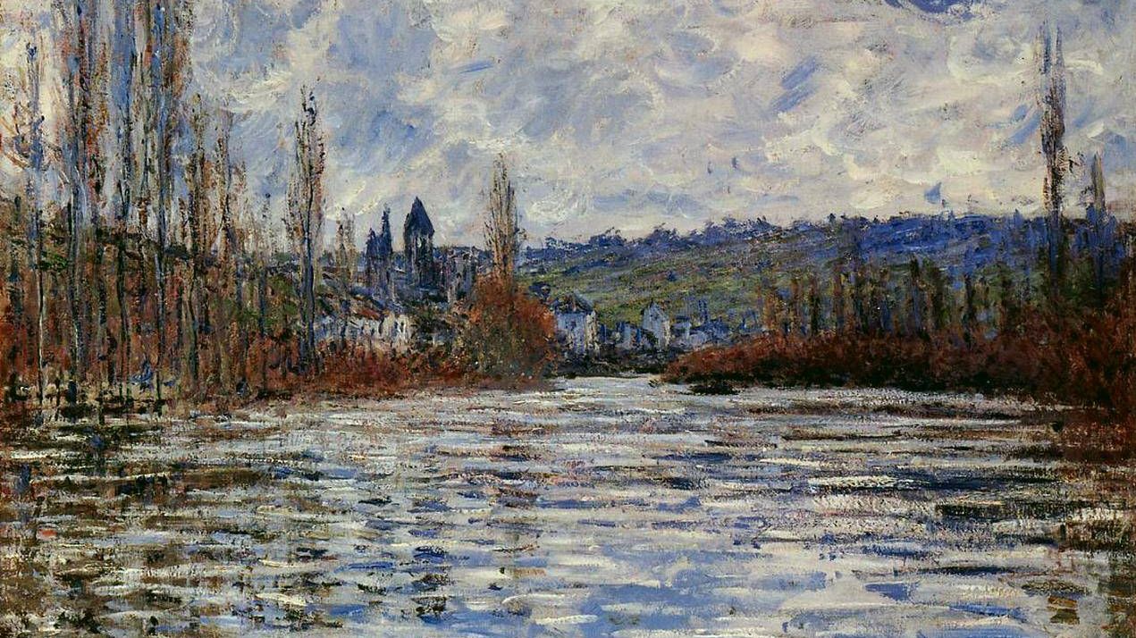 Клод Моне. Паводок на Сене в Ветёе. 1881 г