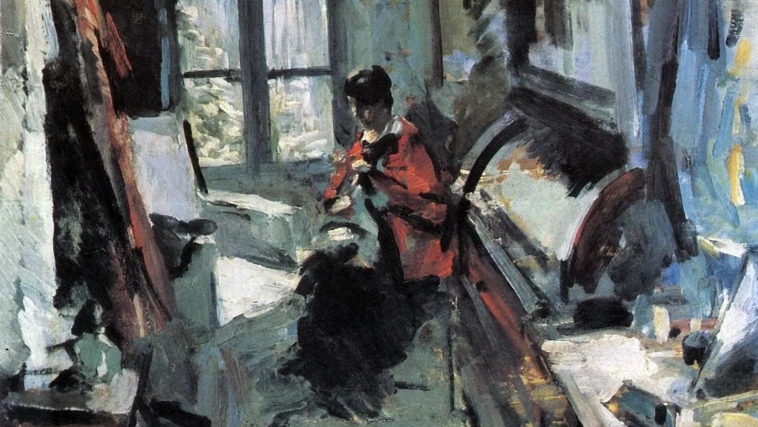 Константин Коровин. В комнате (фрагмент). 1919