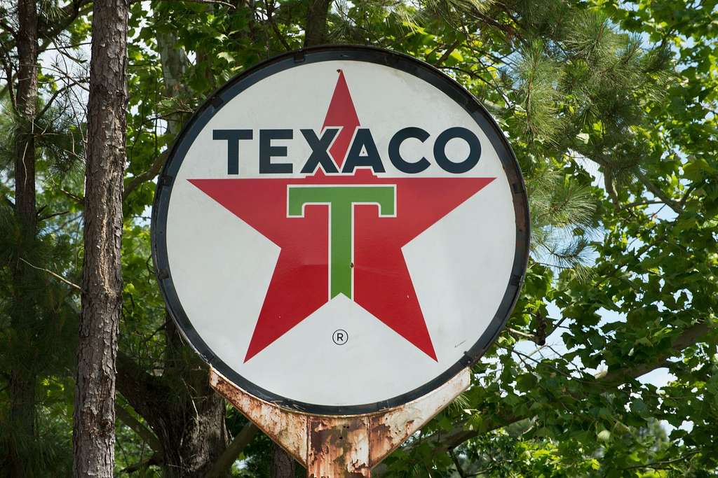 Знак заправки в Техасе