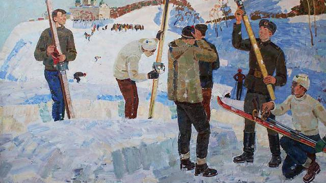 Лыжи Шпонько Г. А. Спортивная зима