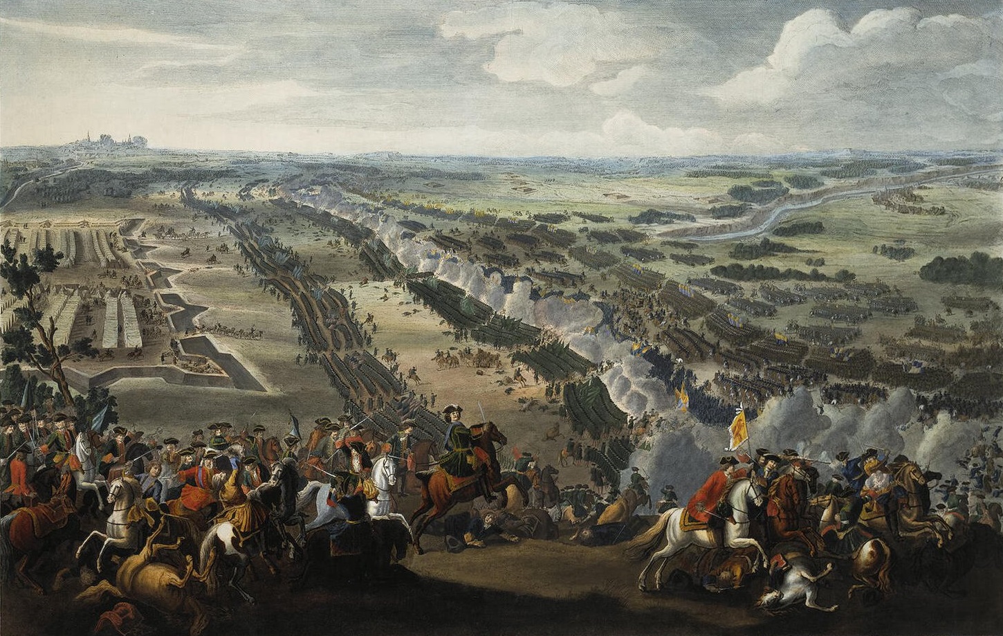 Денис Мартен. Полтавская битва. 1726г.
