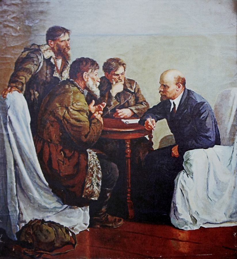 Владимир Серов. Ходоки у В. И. Ленина. 1950