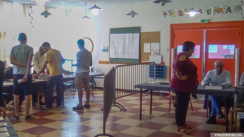 Голосование на участке