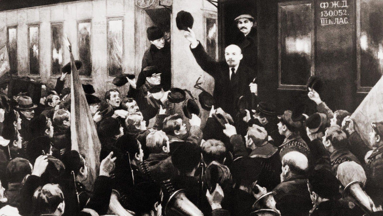 Приезд В. И. Ленина на Финляндский вокзал