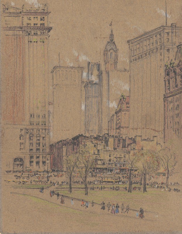 Джозеф Пеннелл. Нью-Йорк, старый и новый. 1910-е