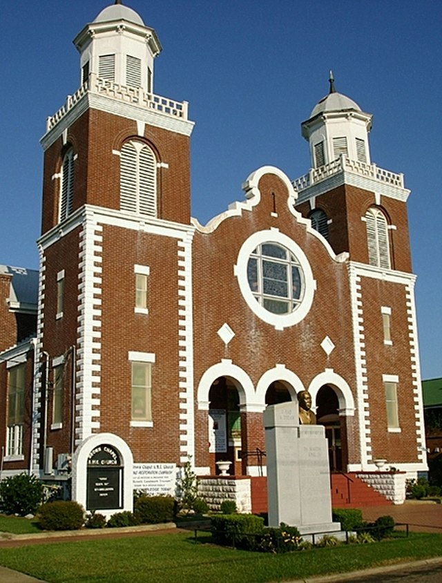 Церковь Brown Chapel A.M.E. в Сельме, штат Алабама