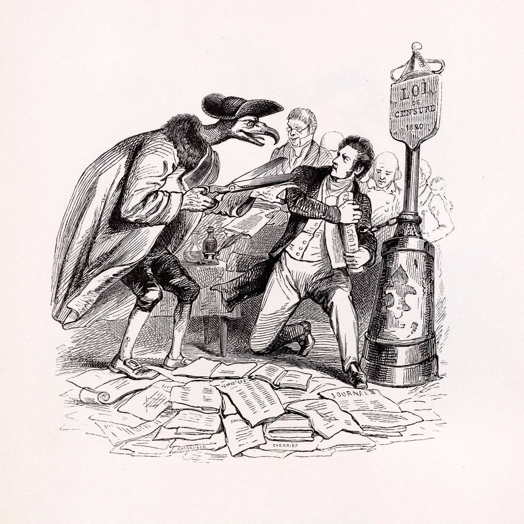 Дж. Дж. Грандвиль. Цензор. 1836
