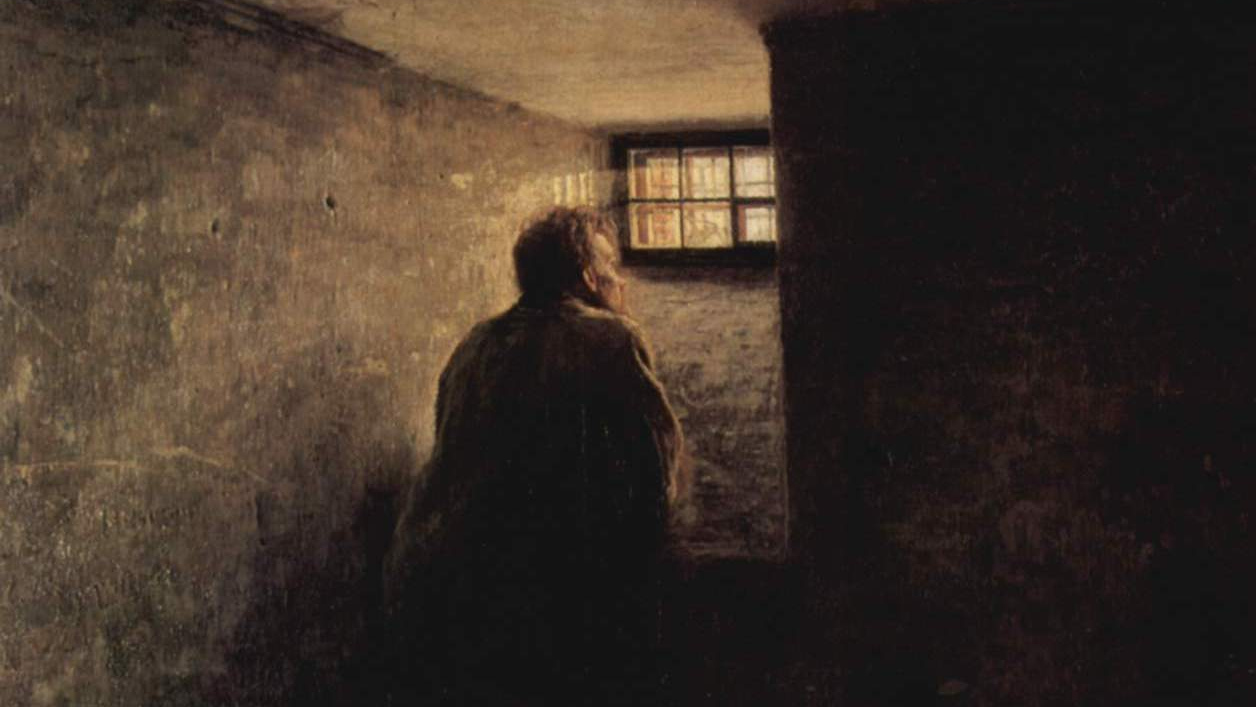 Николай Ярошенко. Заключённый (фрагмент). 1878