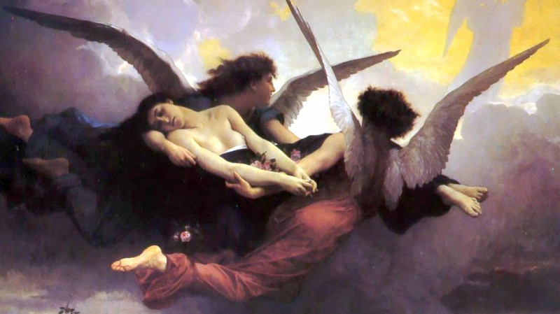 Адольф Вильям Бугро. Душа, уносимая на небеса. 1878