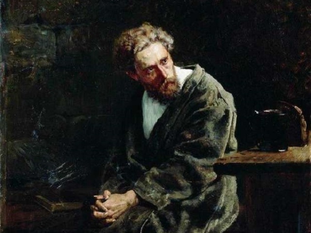 Владимир Маковский. Узник (фрагмент). 1882