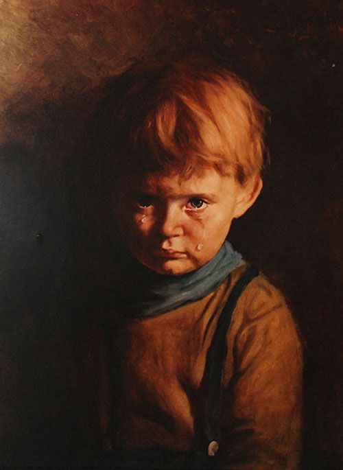 Джованни Браголин (Бруно Амадио). Плачущий мальчик. 1950-е