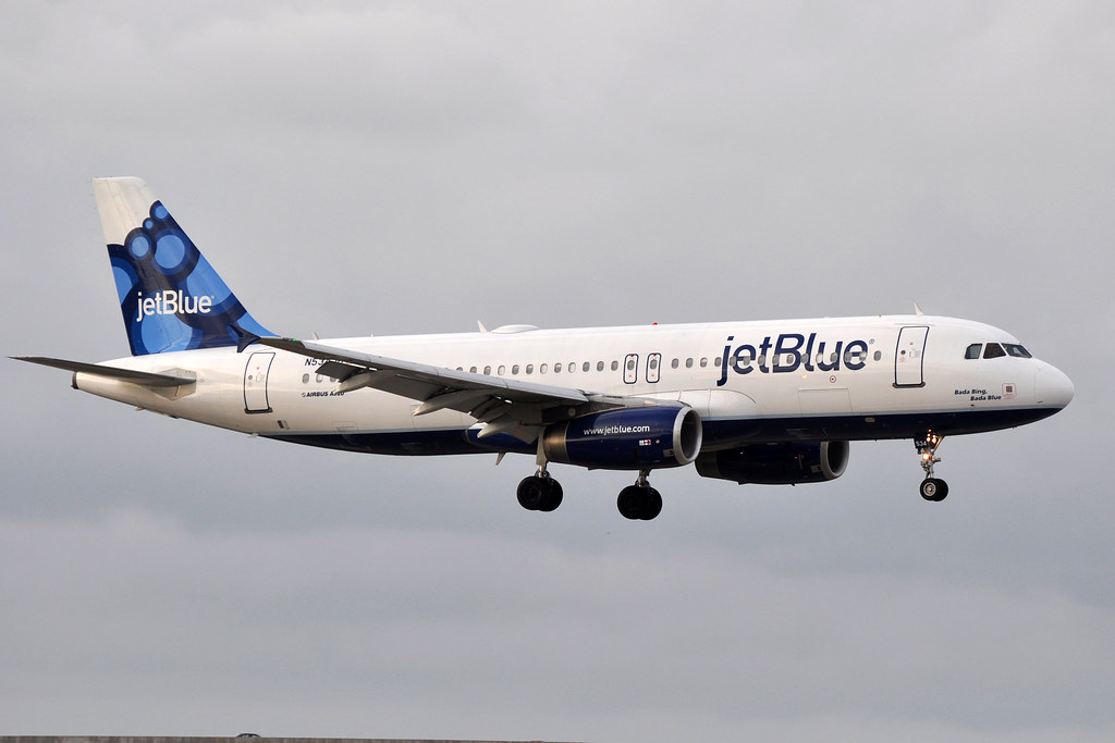Airbus A320-200 авиакомпании Jetblue