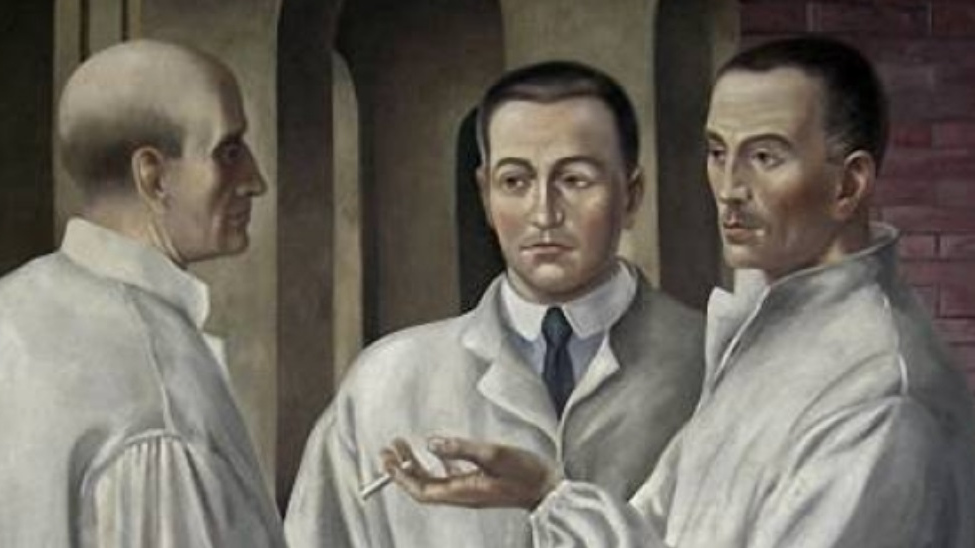 Фридрих Рейман. Три хирурга (фрагмент). 1937