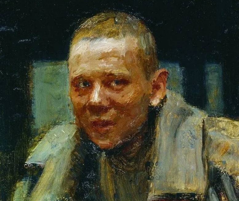 Илья Репин. Дезертир (фрагмент). 1917