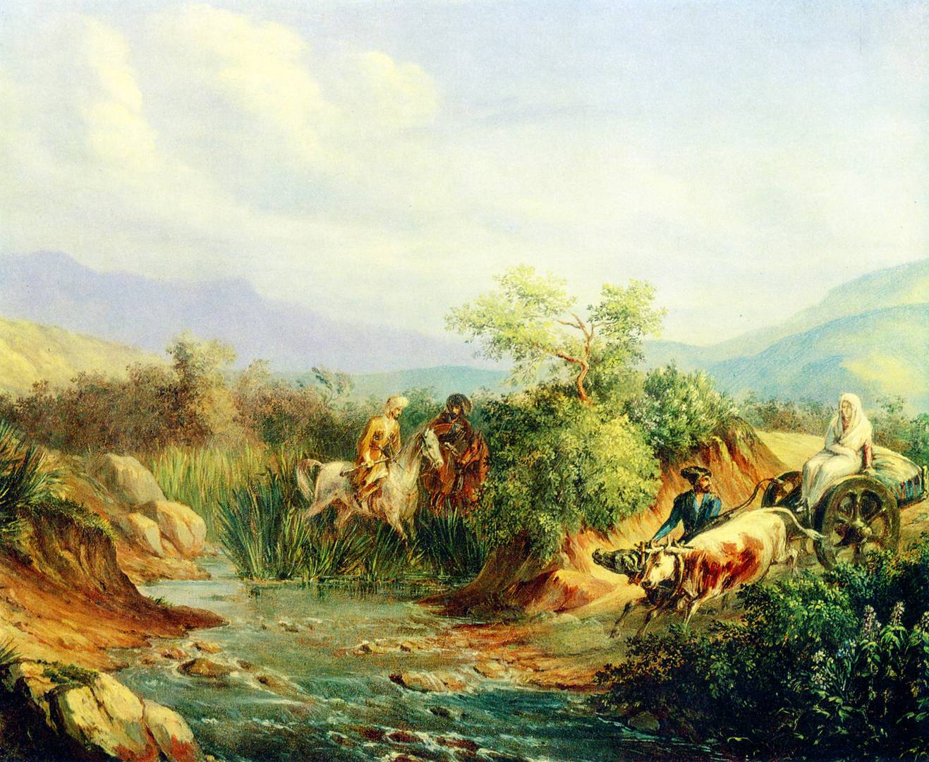 Михаил Лермонтов. Нападение. Сцена из кавказской жизни. 1837