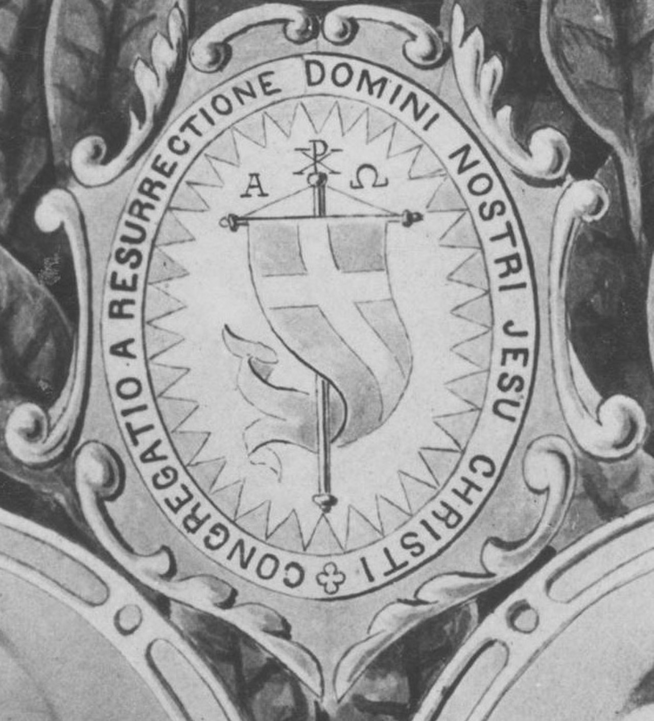 Эмблема католического ордена воскресенцев