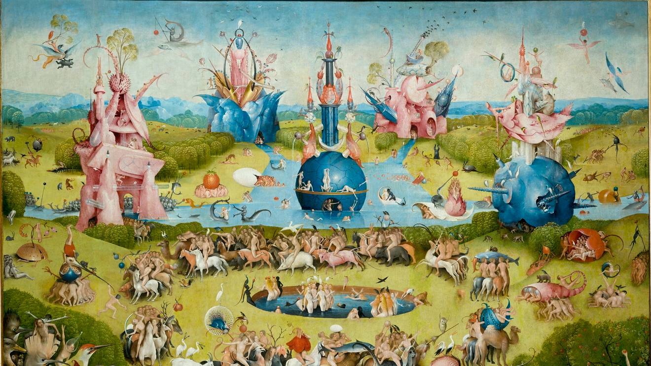 Иероним Босх. Сад земных наслаждений (фрагмент). 1500—1510