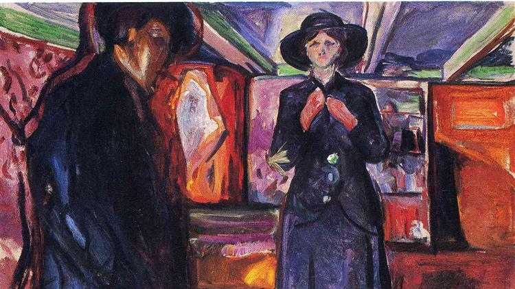 Эдвард Мунк. Мужчина и женщина