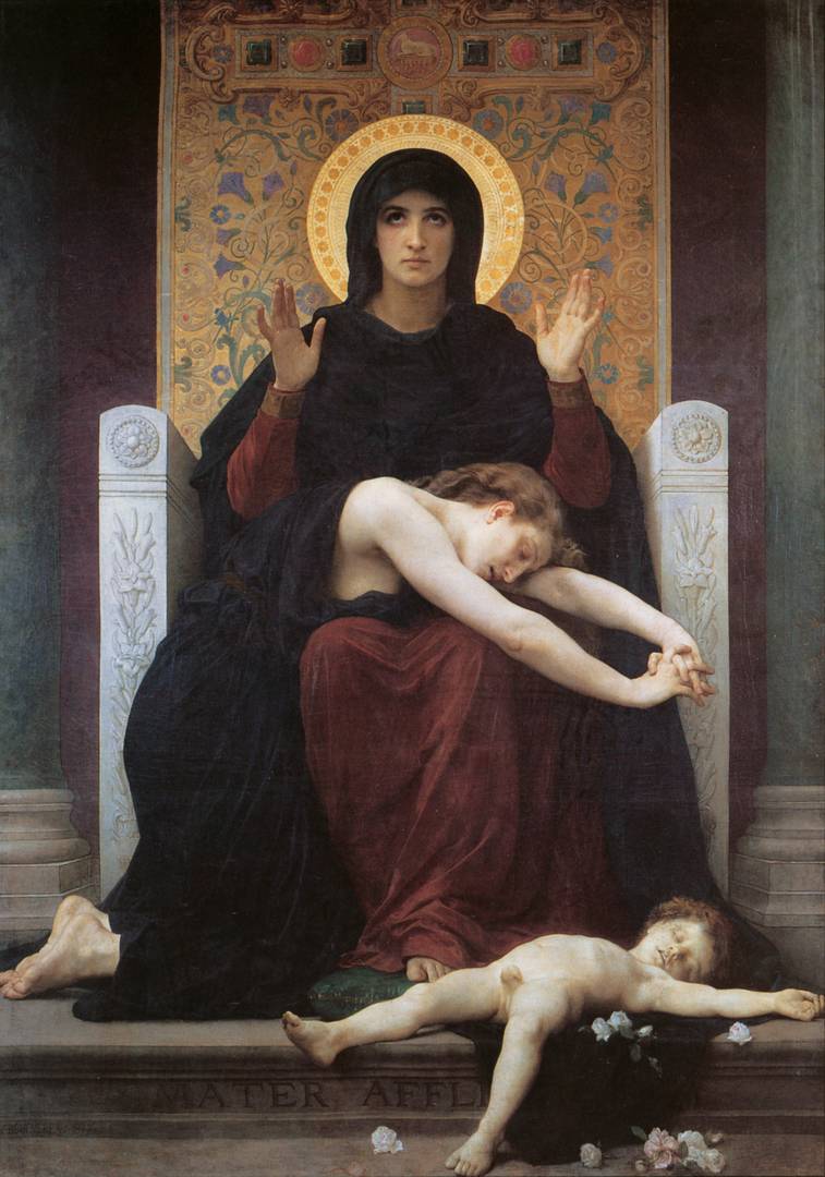 Адольф Уильям Бугро. Мадонна утешения. 1875