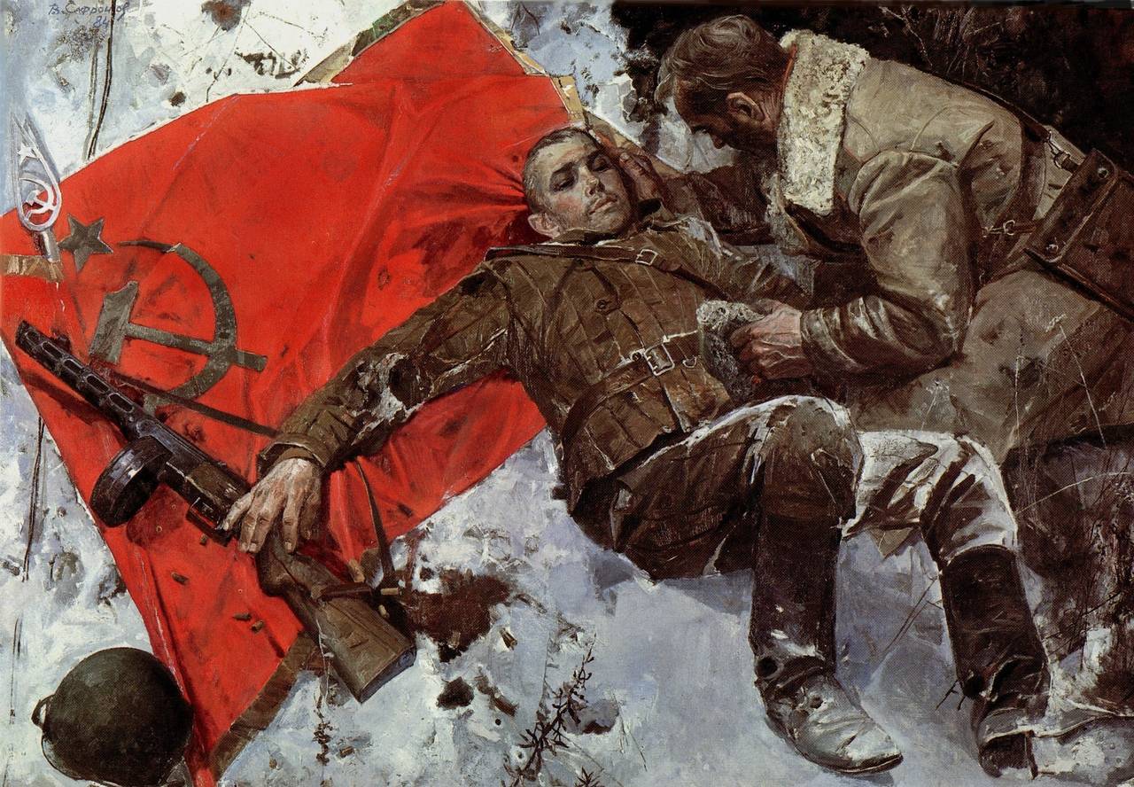 Виктор Сафронов. Боевое знамя. 1985