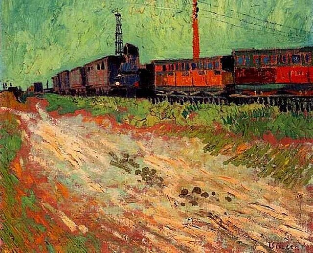 Винсент Ван Гог. Железнодорожные вагоны. 1888