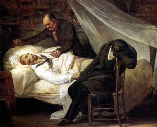 Шеффер Ари. Смерть Жерико. 1824 год.