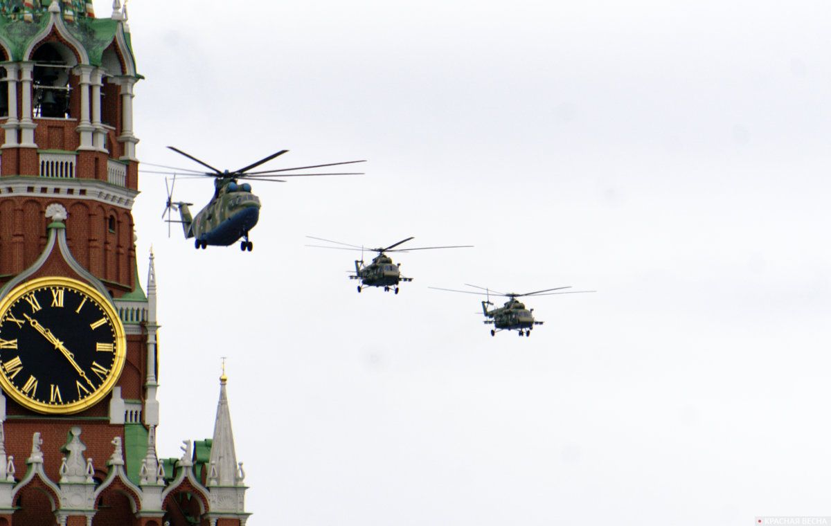 Москва. Авиационный парад