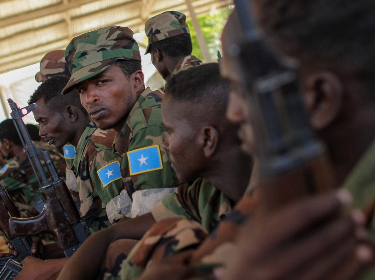 Солдаты вооруженных сил Сомали