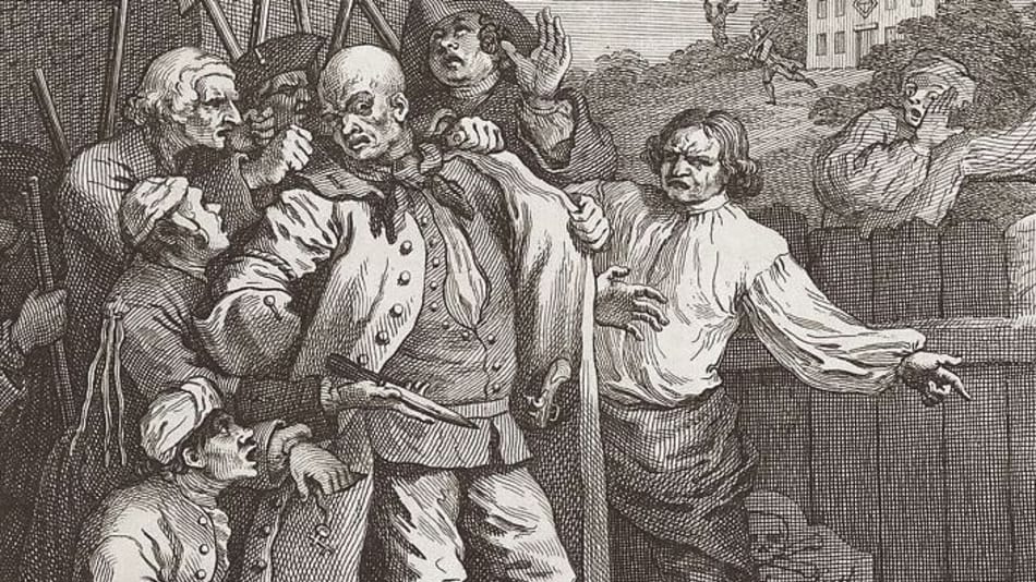 Уильям Хогарт. Совершенная жестокость (фрагмент). 1750