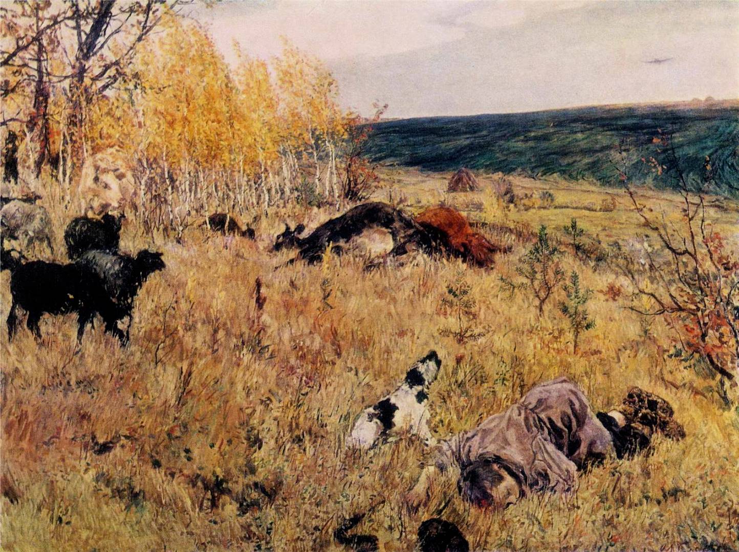 Аркадий Пластов. Фашист пролетел