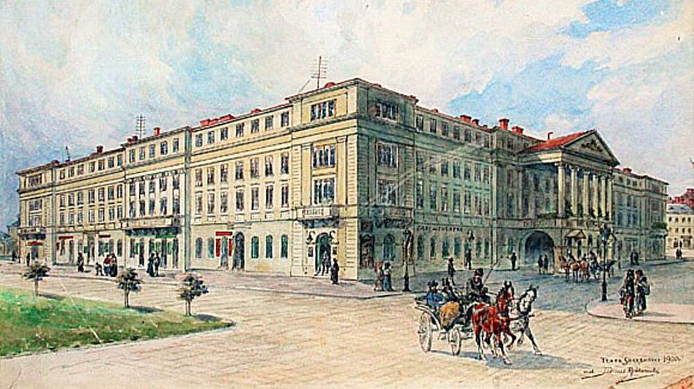 Карета мчится по улицам Львова — конец XIX века