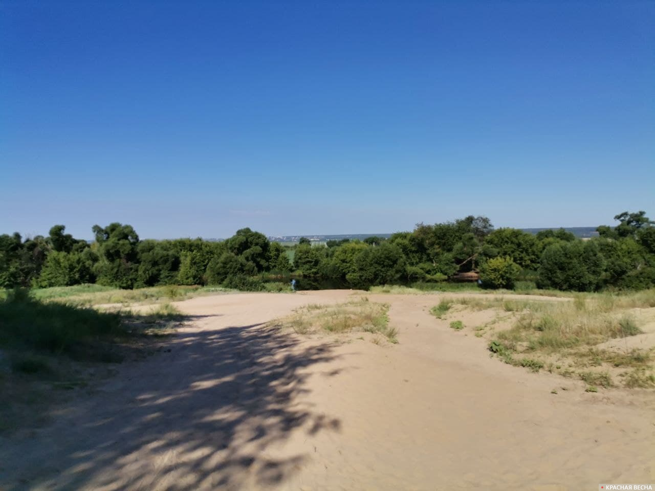 Дорога к озеру Круглое, которая существовала исторически, 02.07.2021, Воронеж