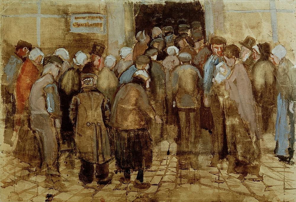 Винсент Ван Гог. Бедные и деньги. 1882