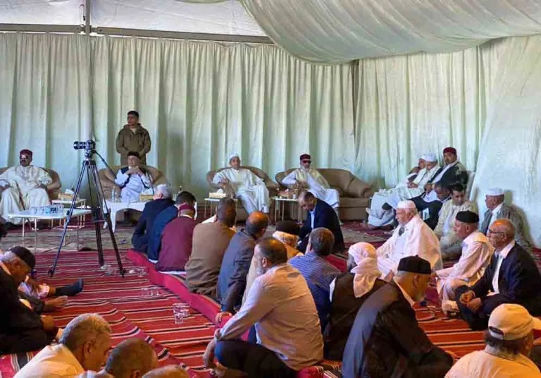 Встреча главы парламента Ливии Агилы Салеха с представителями западного региона Ливии