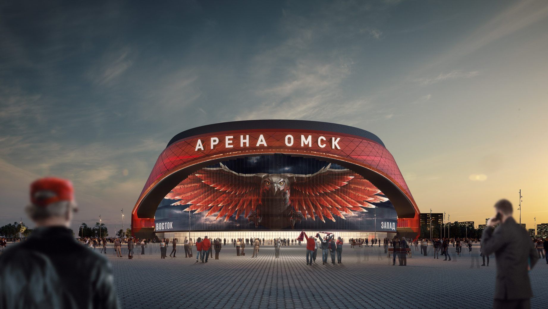 Проект нового ледового дворца «Арена Омск»