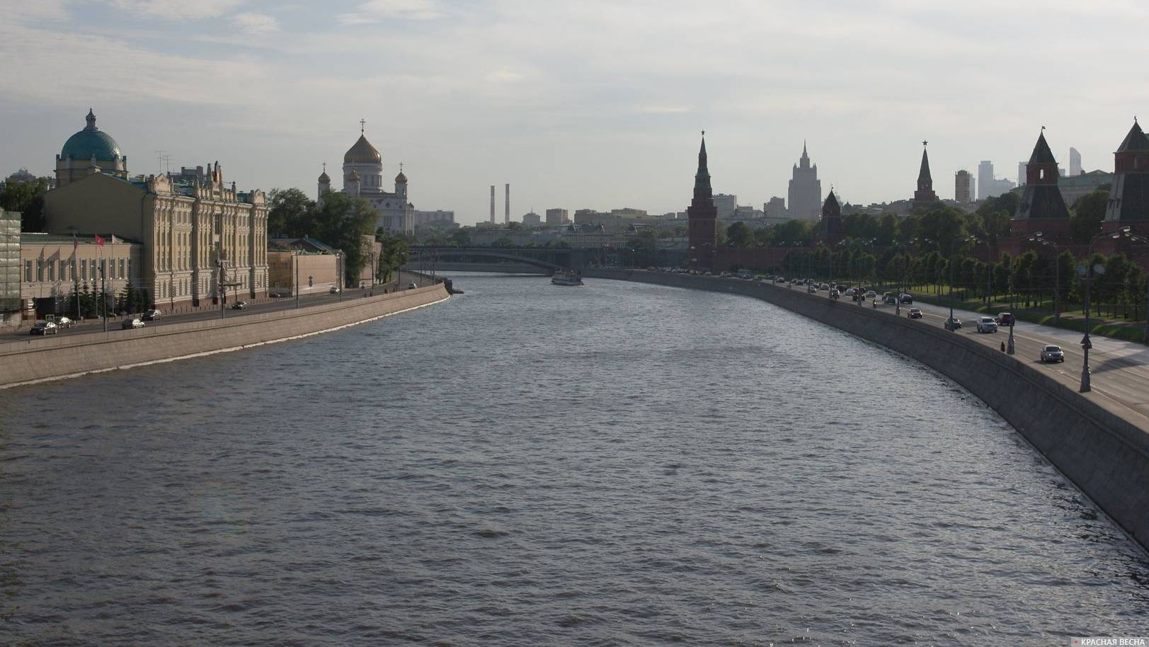 Москва река дно