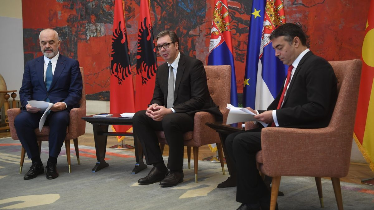 Трехстороння встреча в рамках инициативы «Открытые Балканы»