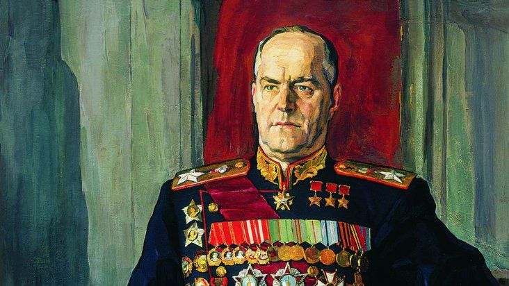 Павел Корин. Портрет маршала Г. К. Жукова (фрагмент). 1945