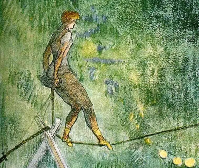 Анри де Тулуз-Лотрек. Канатоходец. 1899