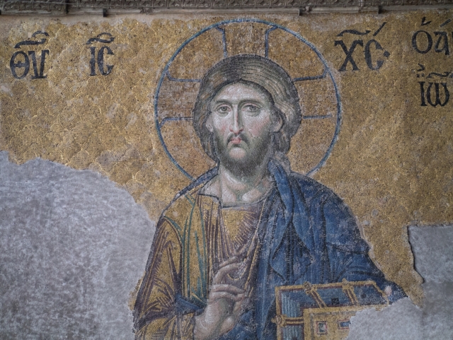 Изображение Иисуса Христа в соборе Святой Софии