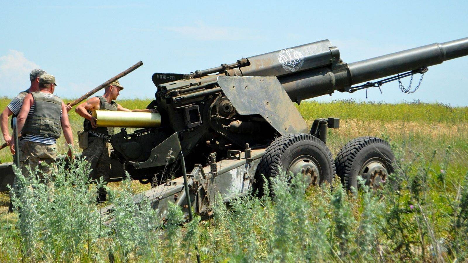 Артиллерийский расчёт. Вооружённые силы Украины