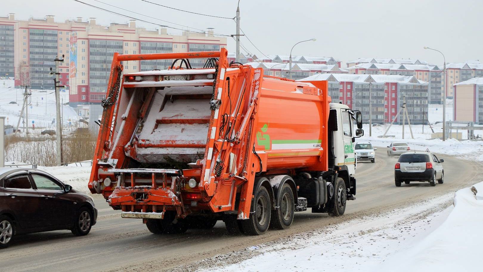 Вывоз мусора на полигон