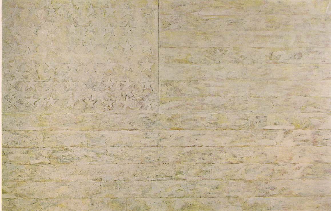 Джаспер Джонс. Белый флаг. 1955