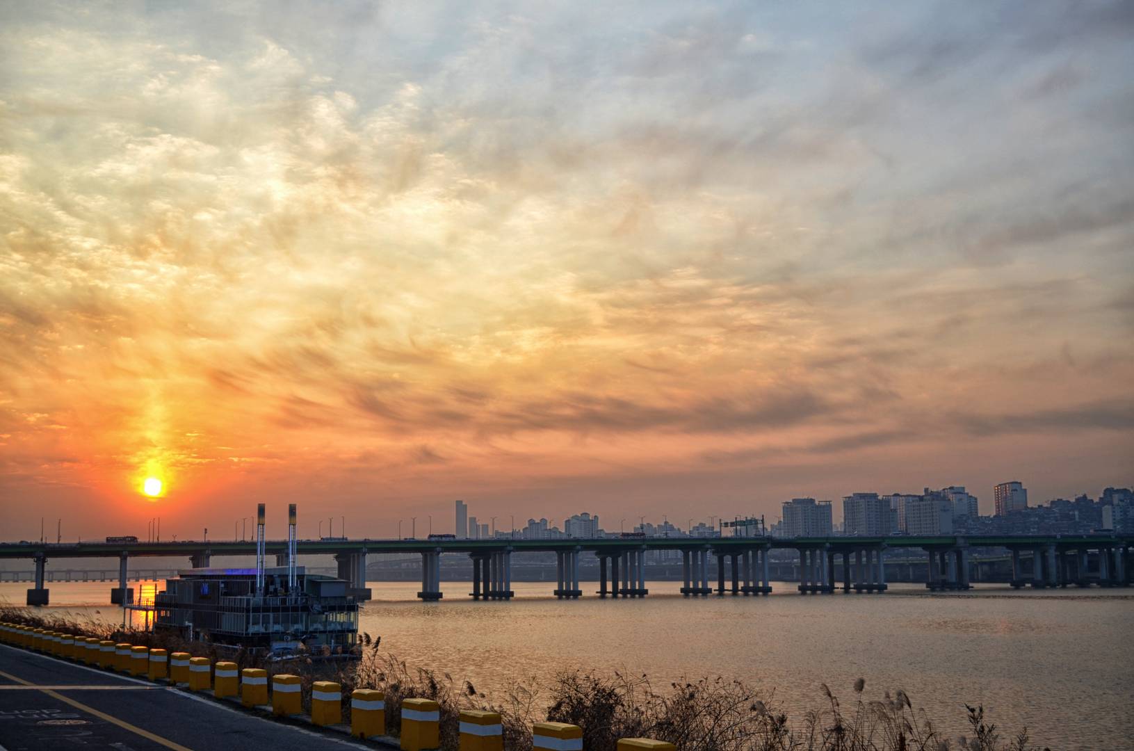 река Ханган, Сеул, Южная Корея